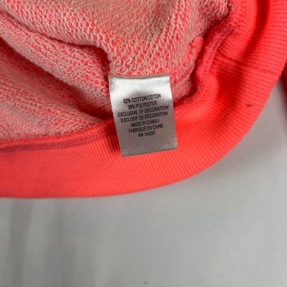 Milly Womens Neon Pink Influencer Pearl Embellished French Terry Sweatshirt S - Picture 4 of 9